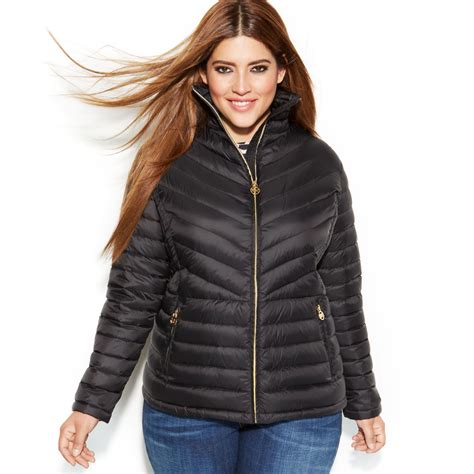 michael kors plus size puffer coat